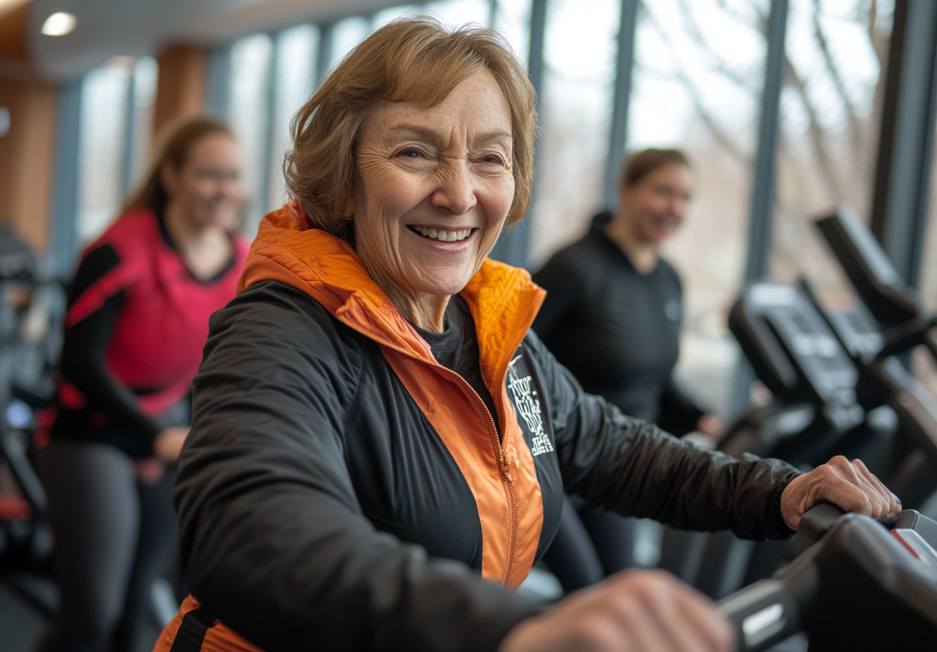 Заняття фітнесом для старшого віку